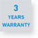 3 Years Warranty