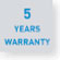5 Years Warranty