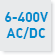 6-400V AC/DC