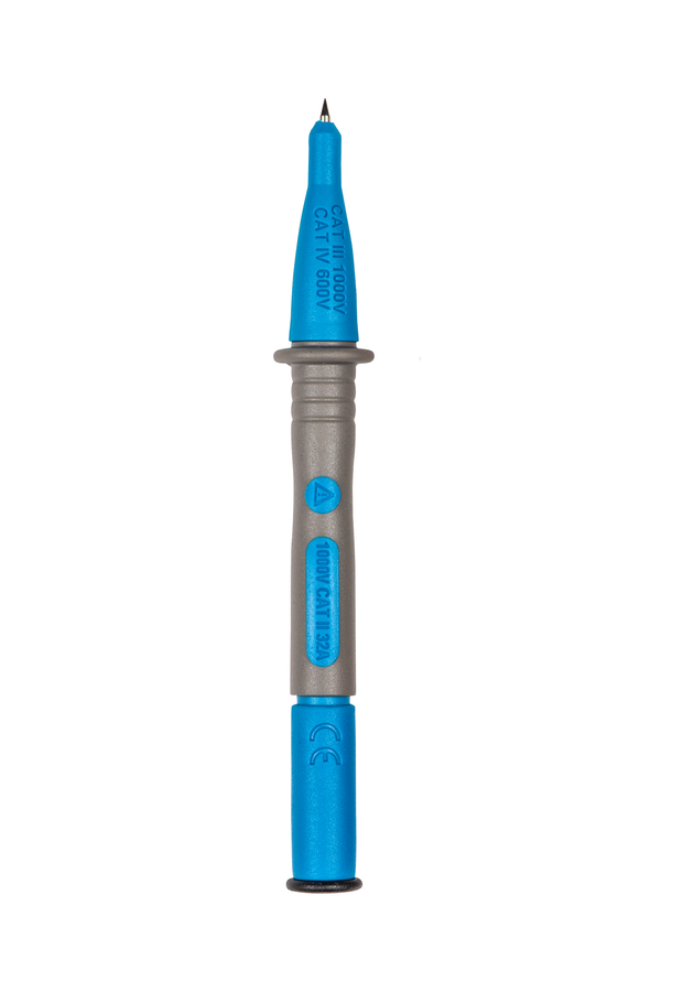 Prüfspitze blau mit 4mm-Anschluss, austauschbar TV 456