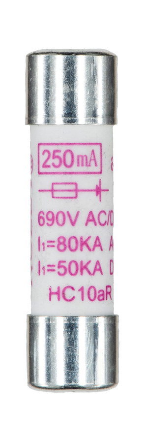 Ersatz-Feinsicherung 250MA / 690V für Messgeräte TB 3000